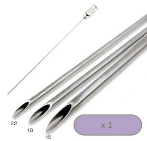 Hypodermic Needle 18g x (4") 10cm each